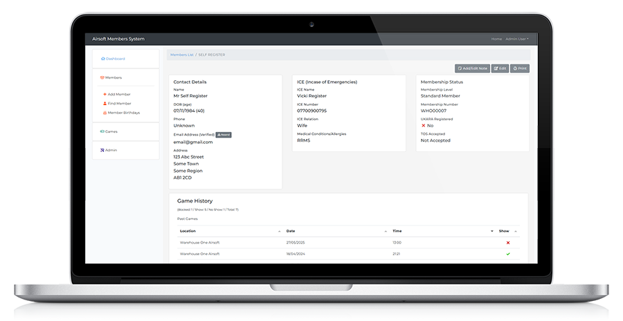 Member Data Management